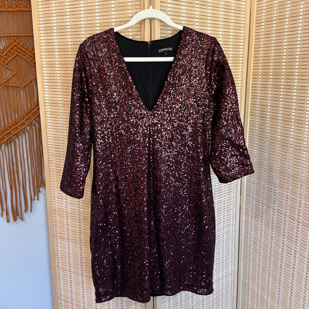Express Sequins Dress